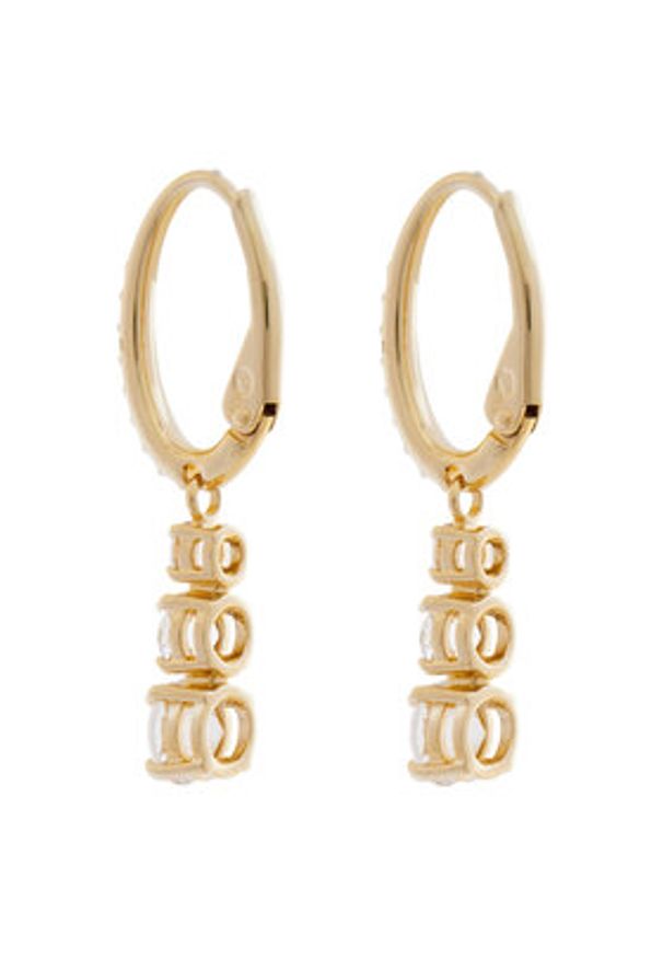 Swarovski Kolczyki kreole Stilla Attract 5723300 Złoty. Materiał: metalowe. Kolor: złoty