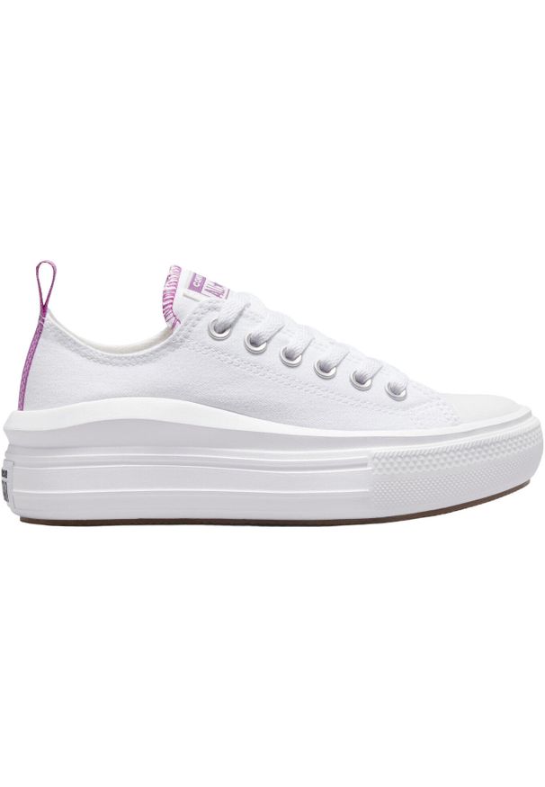 Trampki Converse Con Buty Chuck Taylor All Star Move, Dzieci. Okazja: na co dzień. Kolor: biały. Materiał: materiał. Model: Converse All Star