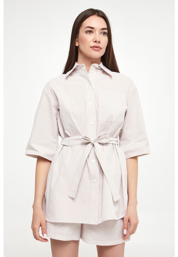 Max Mara Leisure - Koszula damska w paski Texas MAX MARA LEISURE. Wzór: paski