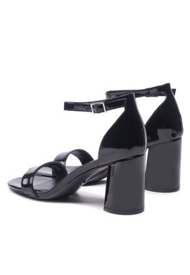 Lasocki Sandały Polt WYL3402-4Z Czarny. Kolor: czarny. Materiał: lakier, skóra