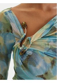 BARDOT - Bardot Bluzka Marisol 60306TB Zielony Slim Fit. Kolor: zielony. Materiał: syntetyk #3