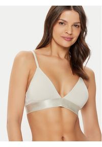 Calvin Klein Underwear Biustonosz braletka 000QF7994E Beżowy. Kolor: beżowy. Materiał: bawełna