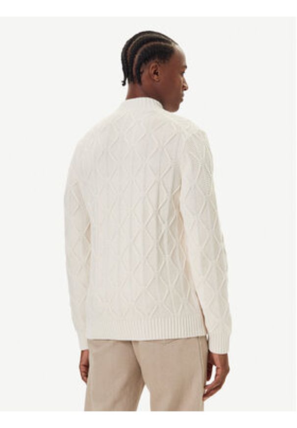 JOOP! Jeans Sweter 15 JJK-18Floriano 30047403 Écru Modern Fit. Materiał: bawełna