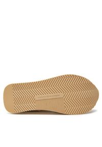 TOMMY HILFIGER - Tommy Hilfiger Sneakersy Essential Elevated Runner FW0FW07700 Écru. Materiał: mesh, materiał #5