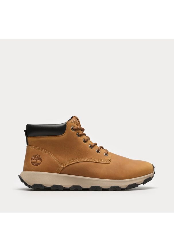 Timberland Winsor Park MID LACE UP SNEAKER WHEAT Sneakersy męskie. Kolor: brązowy