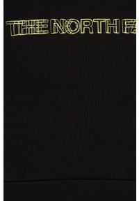 The North Face bluza bawełniana męska kolor czarny z kapturem z nadrukiem. Typ kołnierza: kaptur. Kolor: czarny. Materiał: bawełna. Wzór: nadruk #4