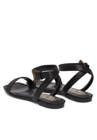 Versace Jeans Couture Sandały 80VA3S61 ZSS84 899 Czarny. Kolor: czarny. Materiał: skóra #6