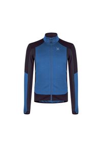 MONTURA - Bluza softshellowa męska Montura Stretch Color Maglia rozpinana. Kolor: niebieski
