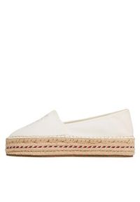 TOMMY HILFIGER - Tommy Hilfiger Espadryle Embroidered Flatform FW0FW07014 Écru. Materiał: materiał #4
