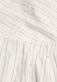 Renee - Beżowy Komplet z Wiskozą i Bawełną Szorty i Marynarka z Krótkim Rękawem Zaleria. Kolor: beżowy. Materiał: wiskoza, bawełna #4