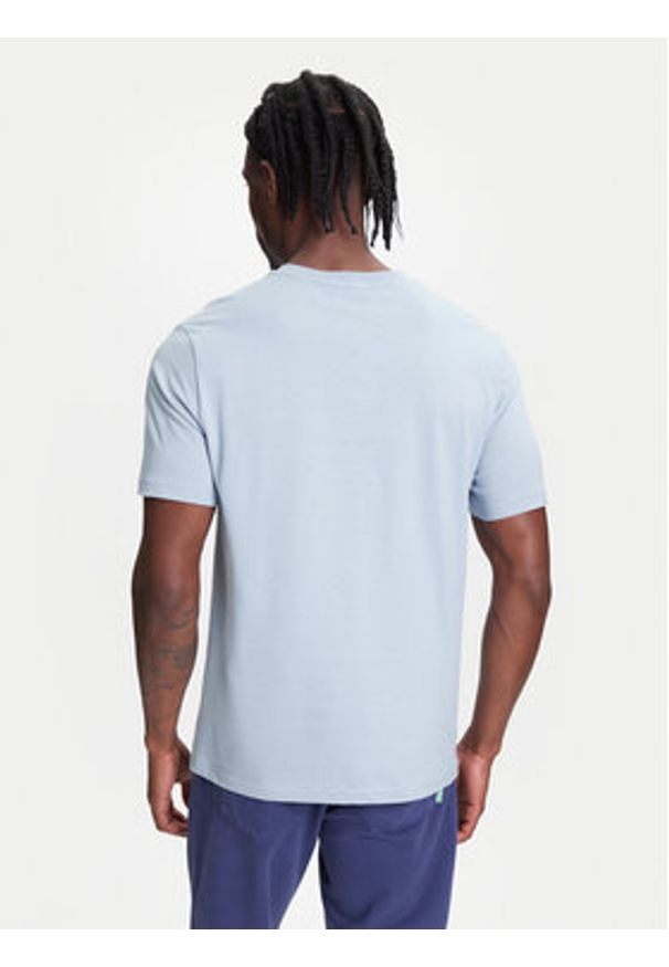 United Colors of Benetton - United Colors Of Benetton T-Shirt 3MI5J1AF7 Niebieski Regular Fit. Kolor: niebieski. Materiał: bawełna