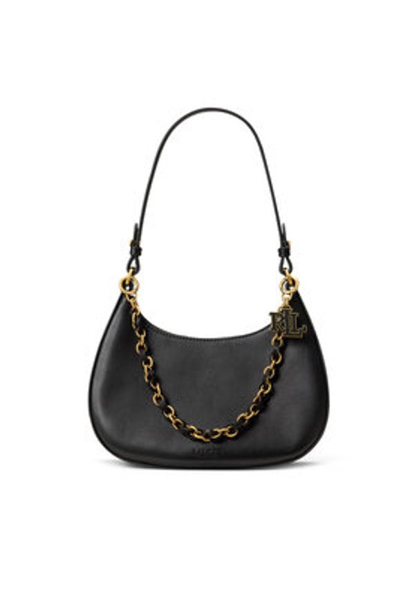 Lauren Ralph Lauren - LAUREN RALPH LAUREN Torebka 431P11747002 Czarny. Kolor: czarny. Materiał: skórzane