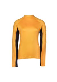 Dziecięca koszulka techniczna do jazdy konnej QHP Eldorado. Kolor: żółty. Materiał: materiał. Długość rękawa: długi rękaw #1