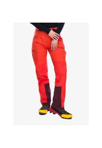 LA SPORTIVA - Spodnie z membraną damskie La Sportiva Alpine Guide GTX Pant. Kolor: czerwony