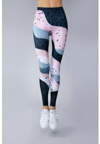 Legginsy sportowe damskie DEEP TRIP Koty. Kolor: wielokolorowy