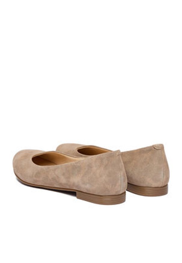 Lasocki Baleriny CEO-RST-ERICA-50 Beżowy. Kolor: beżowy. Materiał: skóra, zamsz