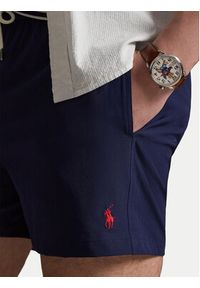 Polo Ralph Lauren Szorty kąpielowe 710B16721004 Granatowy Slim Fit. Kolor: niebieski. Materiał: syntetyk #4
