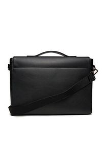 Calvin Klein Torba na laptopa Ck Origami Pu Laptop Bag K50K511898 Czarny. Kolor: czarny. Materiał: skóra