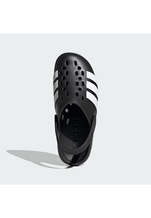 Adidas - Klapki Adilette Clog 2.0. Kolor: biały, wielokolorowy, czarny