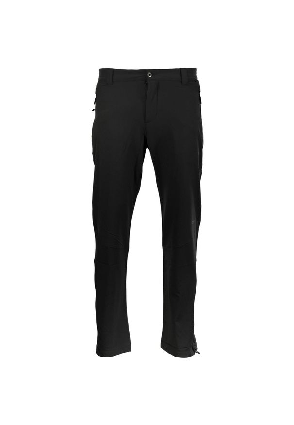 ALPINE PRO - Męskie Spodnie Softshell Alpine Pro Quilan 50 - Wiatroszczelne i Elastyczne. Kolor: zielony. Materiał: softshell. Sport: turystyka piesza