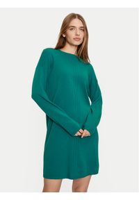 United Colors of Benetton - United Colors Of Benetton Sukienka dzianinowa 1044DV01S Zielony Regular Fit. Kolor: zielony. Materiał: wełna #1