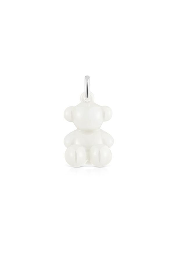 Tous - TOUS Wisiorek Bold Bear 1004446200 Biały. Kolor: biały