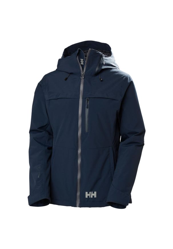 Damska kurtka narciarska z kapturem Helly Hansen Eagle Ins. Typ kołnierza: kaptur. Kolor: niebieski. Sezon: zima. Sport: narciarstwo