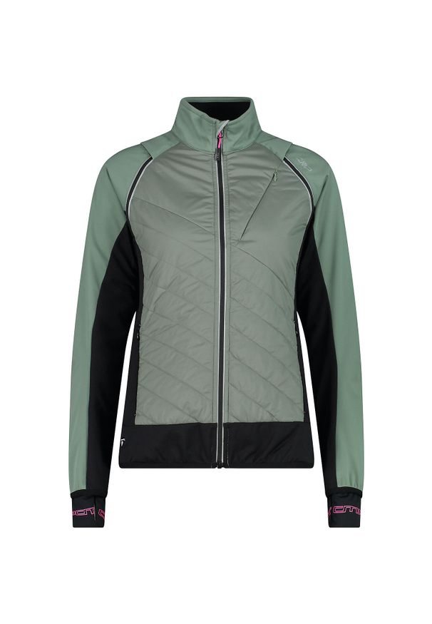 Kurtka damska turystyczna CMP 30A2276. Typ kołnierza: kaptur. Kolor: szary. Materiał: softshell. Sport: turystyka piesza