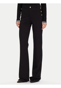 Guess Spodnie materiałowe W5BB16 KCMU2 Czarny Flare Fit. Kolor: czarny. Materiał: syntetyk #1