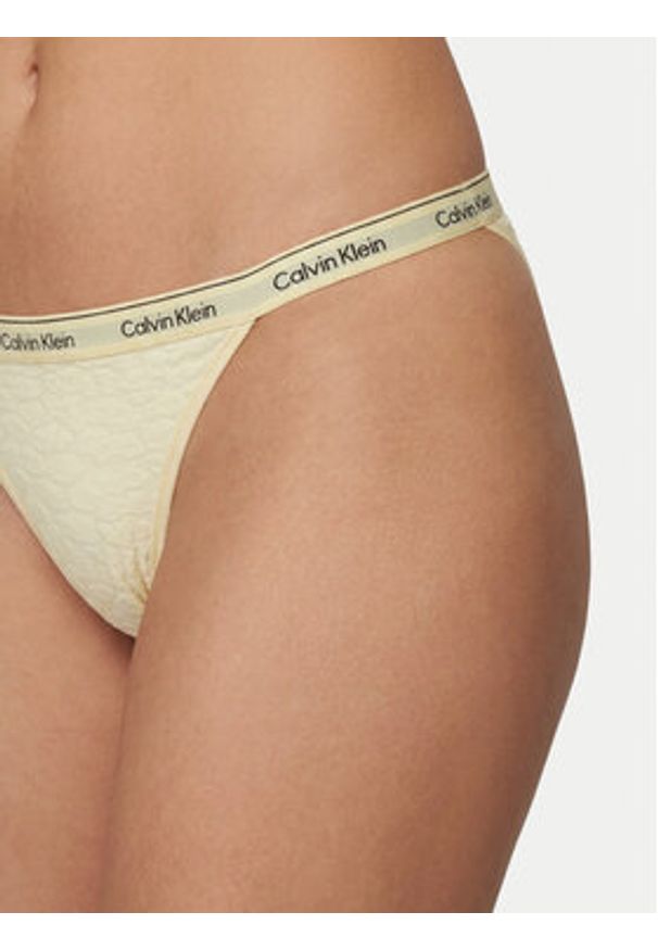 Calvin Klein Underwear Figi klasyczne LV00QD5213 Żółty. Kolor: żółty. Materiał: syntetyk