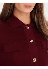 Morgan Kardigan 252-MIMDIE Bordowy Regular Fit. Kolor: czerwony. Materiał: syntetyk #2