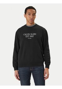 Calvin Klein Jeans Bluza Nyc Graphic LV04RF233G Czarny Regular Fit. Kolor: czarny. Materiał: bawełna #1