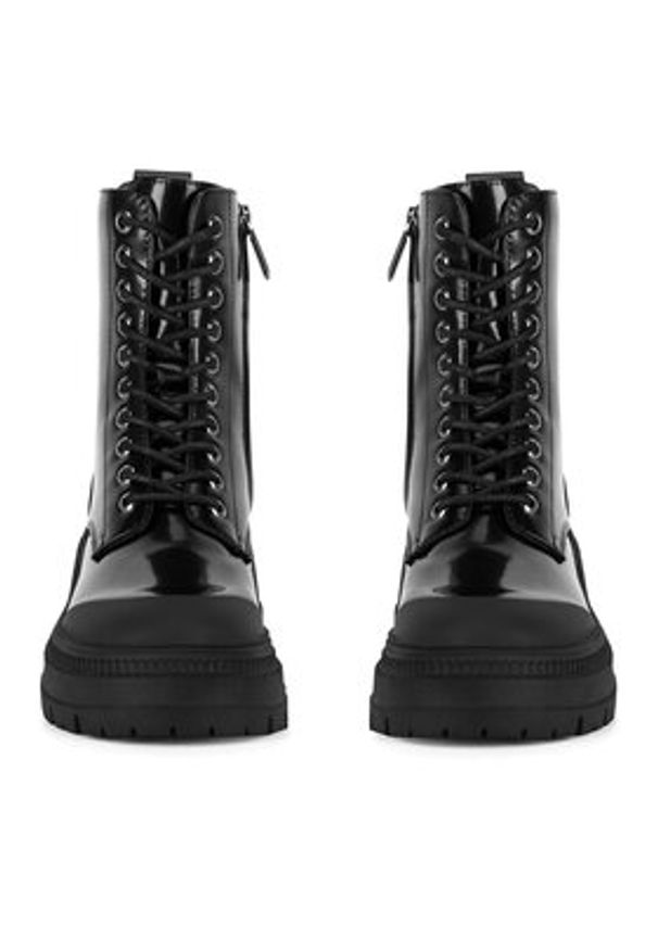 Nine West Botki WFA3033-5 Czarny. Kolor: czarny. Materiał: materiał