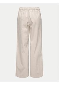 only - ONLY Spodnie materiałowe Stella 15338662 Beżowy Wide Leg. Kolor: beżowy. Materiał: bawełna #4