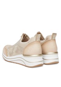 Remonte Sneakersy D0T08-61 Beżowy. Kolor: beżowy. Materiał: skóra #6