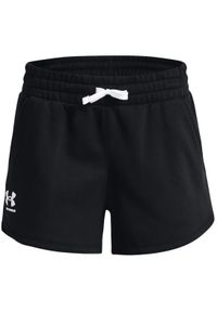 Spodnie treningowe damskie Under Armour Rival Fleece Shorts. Kolor: czarny. Długość: krótkie #1