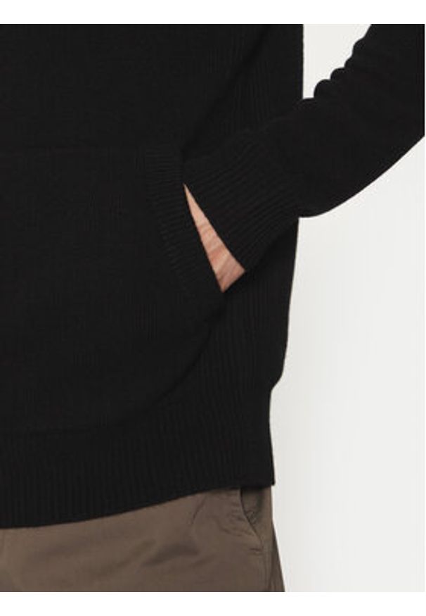 Stone Island Kardigan 8115528FA Czarny Regular Fit. Kolor: czarny. Materiał: wełna