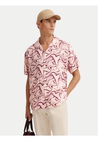 Bugatti Koszula 9253-78956C Czerwony Comfortable Fit. Kolor: czerwony. Materiał: wiskoza #1