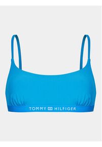 TOMMY HILFIGER - Tommy Hilfiger Góra od bikini UW0UW04533 Niebieski. Kolor: niebieski. Materiał: syntetyk