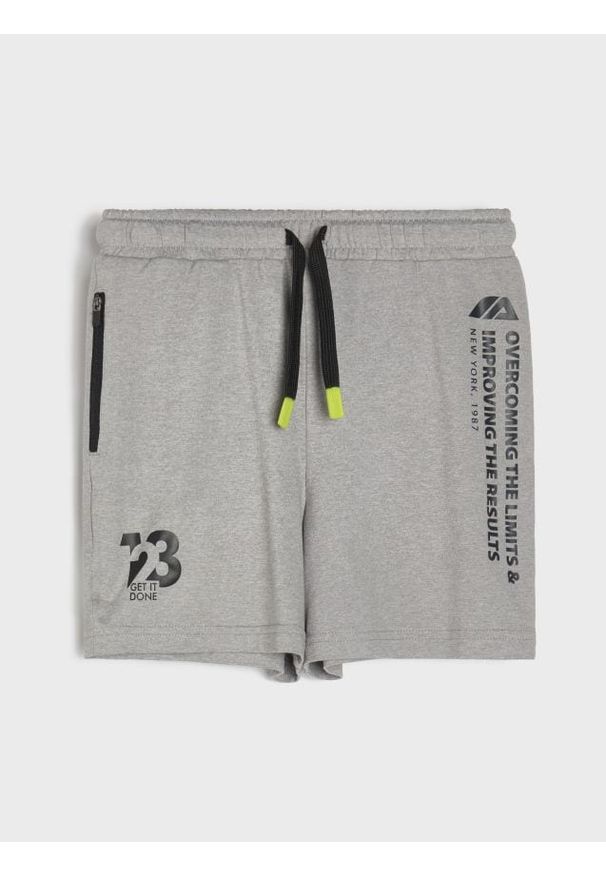 Sinsay - Szorty sportowe Active - szary. Kolor: szary. Styl: sportowy