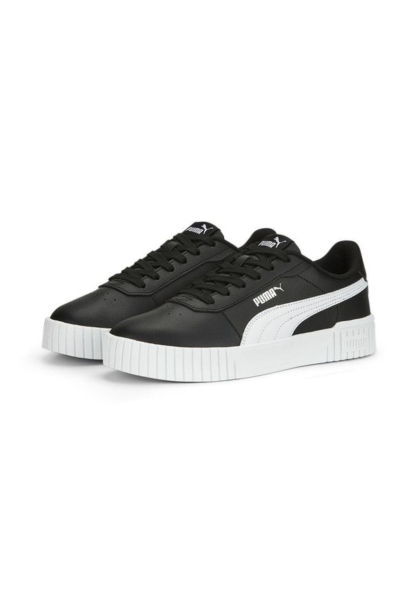Buty damskie Puma Carina 2.0. Okazja: na plażę. Kolor: biały, wielokolorowy, czarny, szary. Sezon: lato. Sport: tenis
