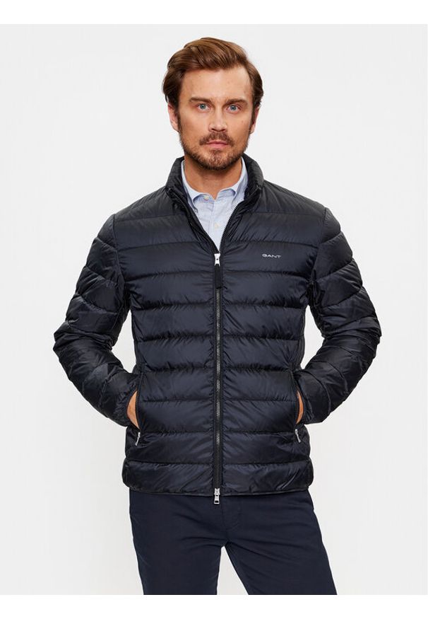 GANT - Gant Kurtka puchowa Light Down Jacket 7006298 Czarny Regular Fit. Kolor: czarny. Materiał: syntetyk