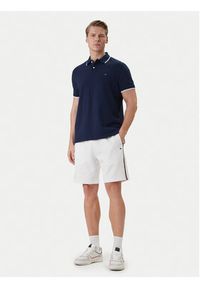 TOMMY HILFIGER - Tommy Hilfiger Szorty sportowe Global Stripe MW0MW42883 Biały Regular Fit. Kolor: biały. Materiał: bawełna. Styl: sportowy #5