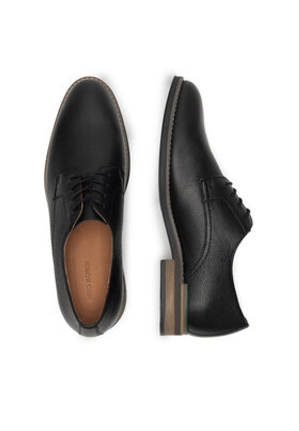 Gino Rossi Półbuty VITALE-01 MI08 Czarny. Kolor: czarny. Materiał: skóra