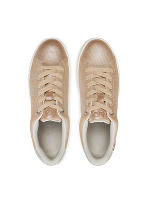 Liu Jo Sneakersy 4A5703 EX099 Beżowy. Kolor: beżowy. Materiał: skóra