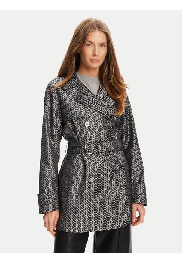 MICHAEL Michael Kors Trencz MT520IPHN8 Srebrny Regular Fit. Kolor: srebrny. Materiał: syntetyk