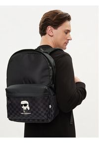 Karl Lagerfeld Kids Plecak Z30140 Czarny. Kolor: czarny. Materiał: materiał
