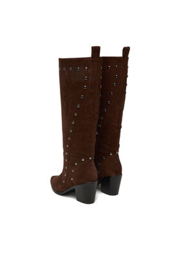 DeeZee Kozaki CEO-HY900735-5 Brązowy. Kolor: brązowy. Materiał: materiał