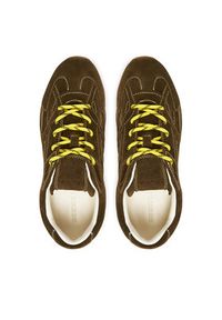 Nokwol Sneakersy Atlas Khaki. Kolor: brązowy. Materiał: zamsz, skóra #6