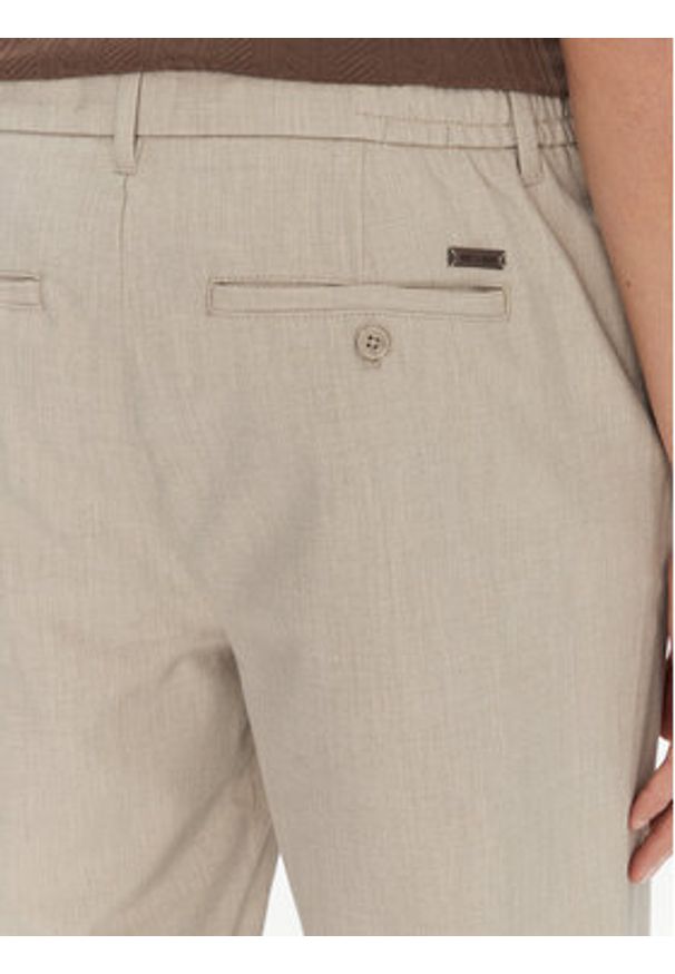 Only & Sons Chinosy Lou 22031615 Beżowy Tapered Fit. Kolor: beżowy. Materiał: syntetyk